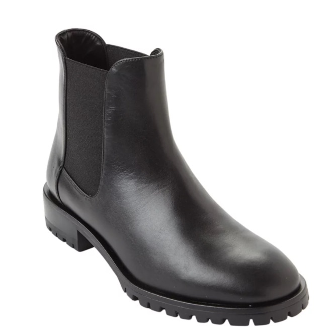 Stuart Weitzman Black Chelsea Boots